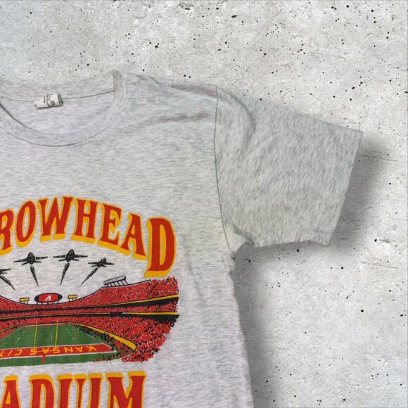 Charlie Hustle Arrowhead Stadium T-Shirt Size Small Kansas City Chiefs - Picture 3 of 10